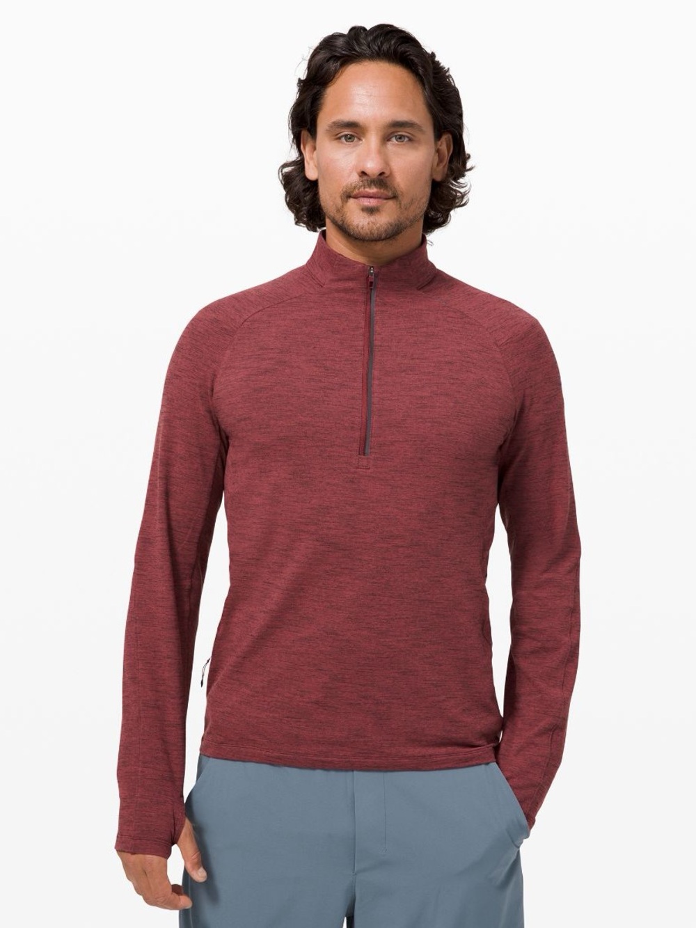 Lululemon Men’s Surge Warm Quarter-Zip Pullover Red Size Large